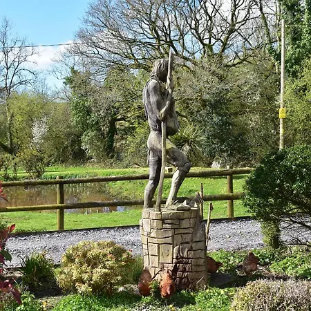 Luxury 2-Bed Barn Conversion In Llansteffan Carmarthen Esterno foto